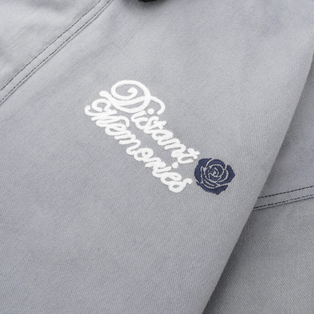 W.Essentiels Label Bleu Sapeurs-Pompiers Fireman Clasp Work Jacket Pewter Grey - Image 2