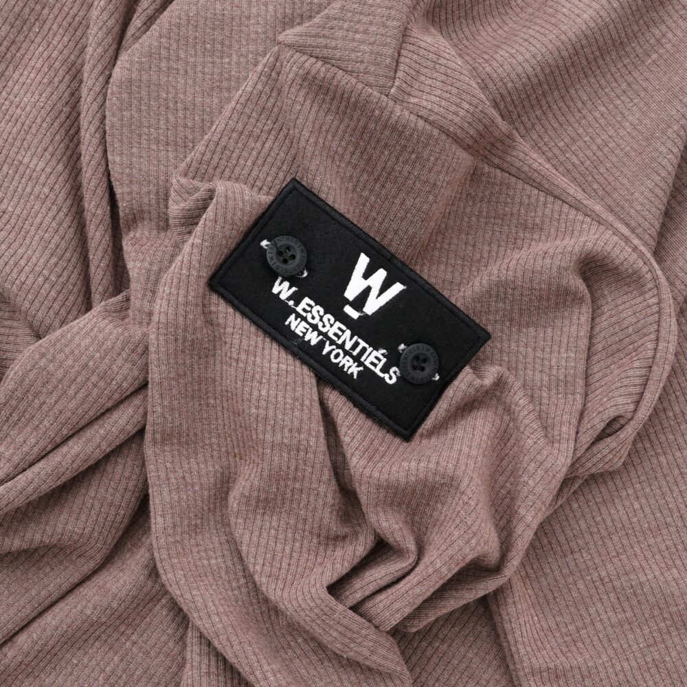 W.Essentiels Label Bleu Madness Hirondelle Oversize Sweater Khaki - Image 2