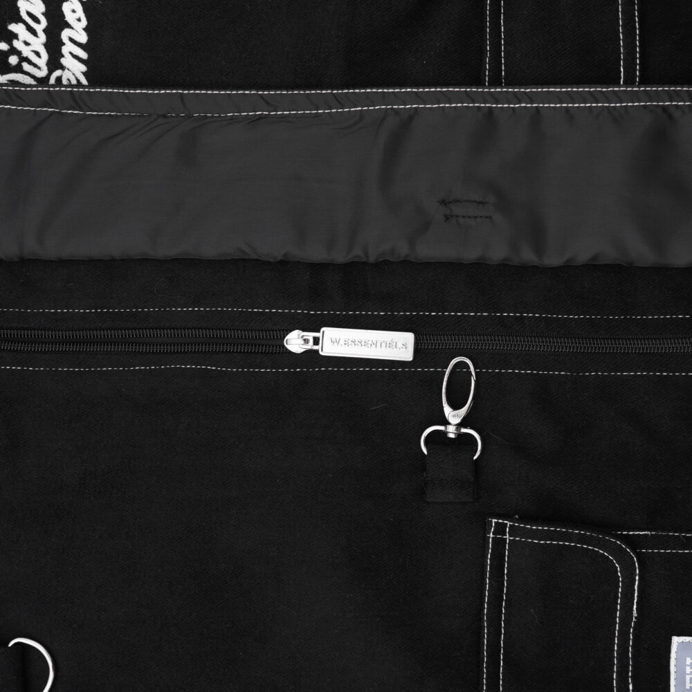 W.Essentiels Label Bleu Sapeurs-Pompiers Fireman Clasp Work Jacket Zero Black - Image 7