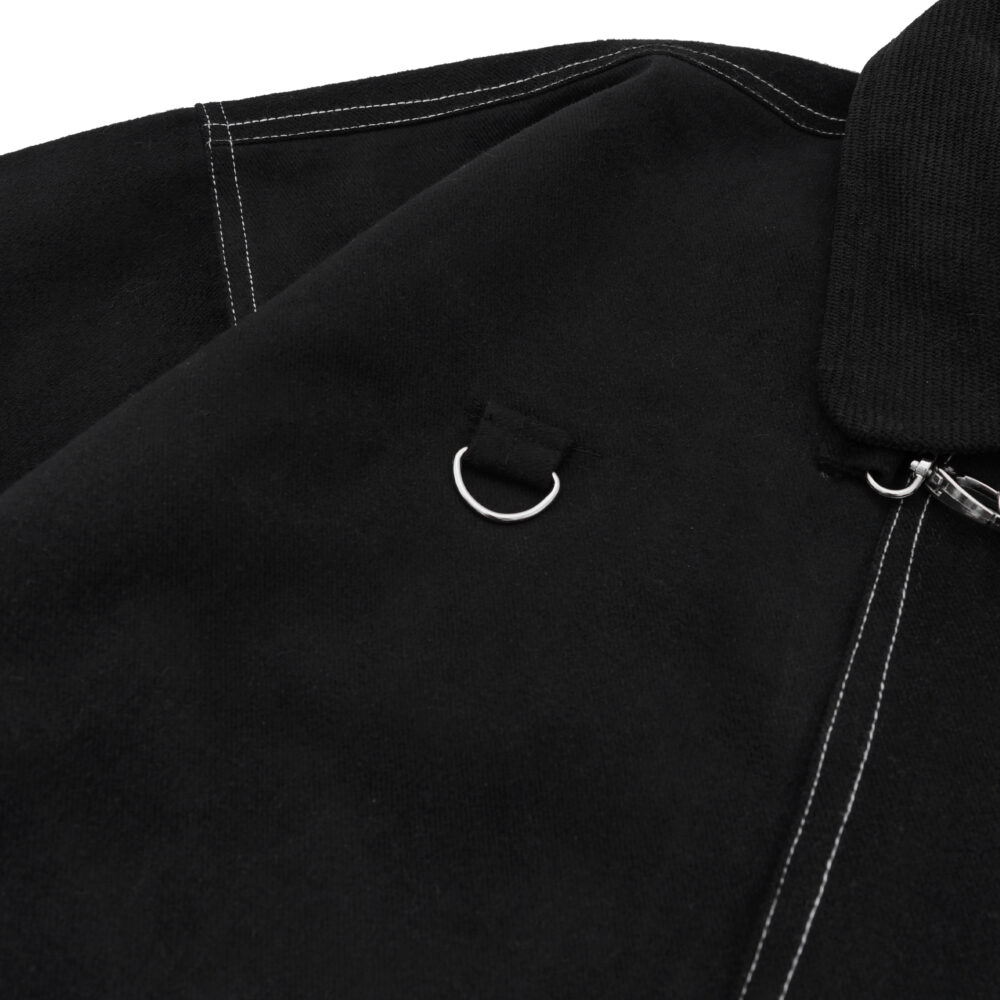 W.Essentiels Label Bleu Sapeurs-Pompiers Fireman Clasp Work Jacket Zero Black - Image 3