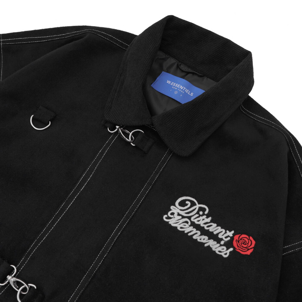 W.Essentiels Label Bleu Sapeurs-Pompiers Fireman Clasp Work Jacket Zero Black - Image 2