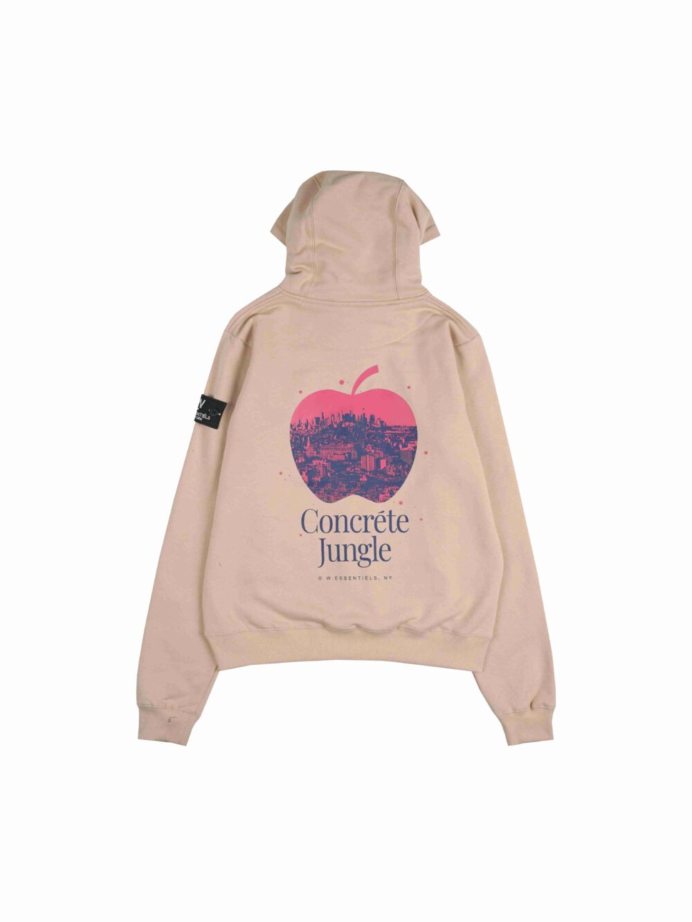 W.Essentiels Savoir-Faire Oversize Hoodie Sand - Image 2