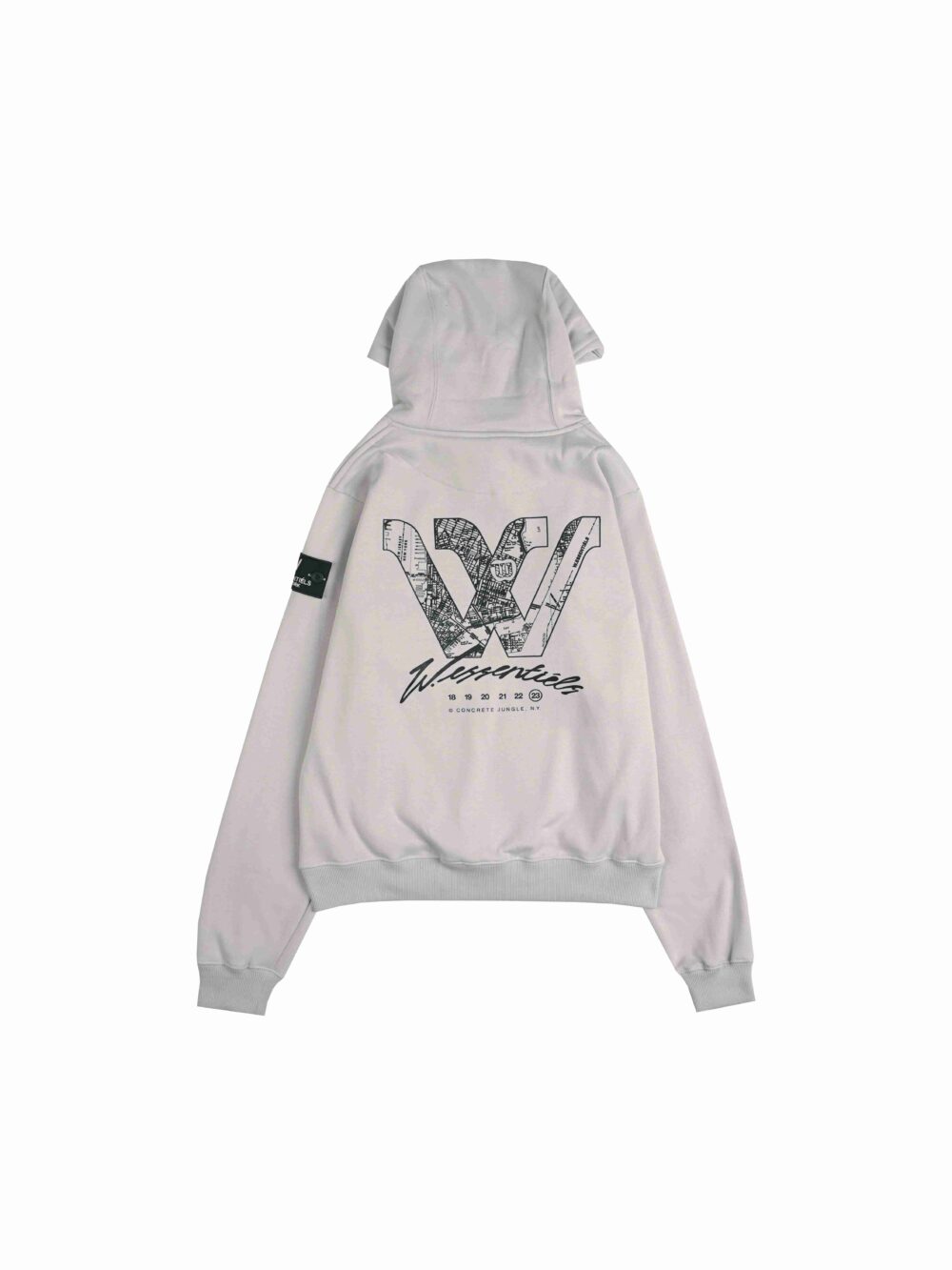 W.Essentiels Cambria Heights Oversize Hoodie Asphalt - Image 2