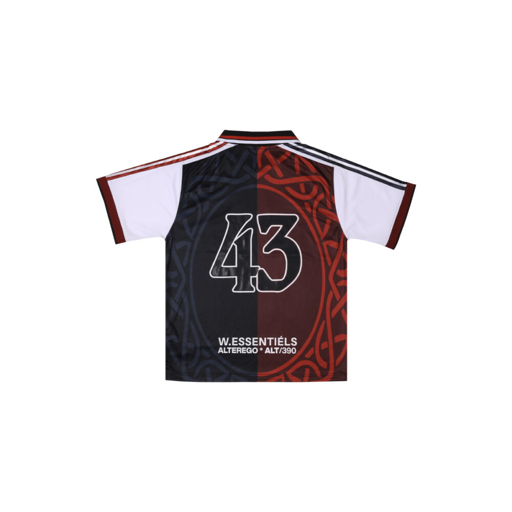 W.Essentiéls x Alter ego Candleabra FC Home Jersey Midnight/Foxblood - Image 2