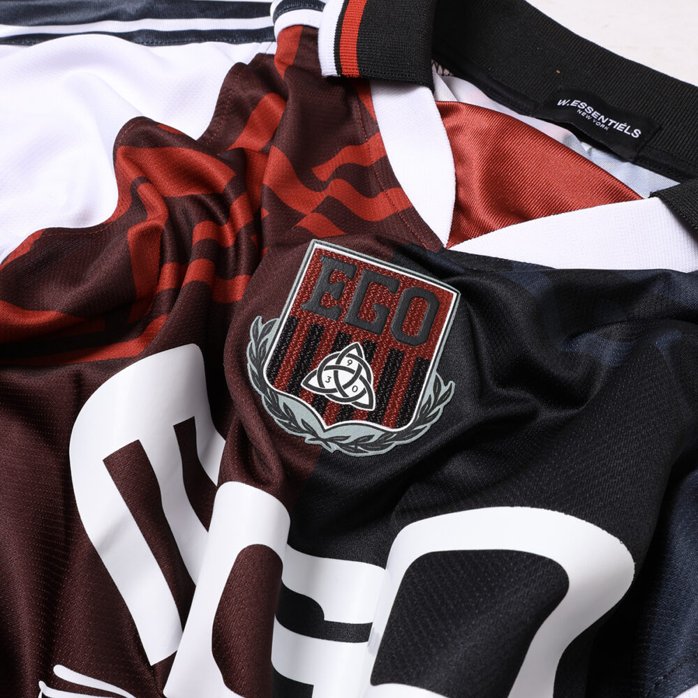 W.Essentiéls x Alter ego Candleabra FC Home Jersey Midnight/Foxblood - Image 3