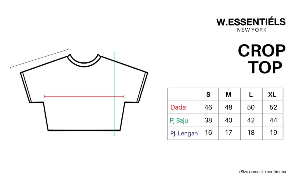 W.Essentiels Crop Top OG Logo Tee White - Image 4