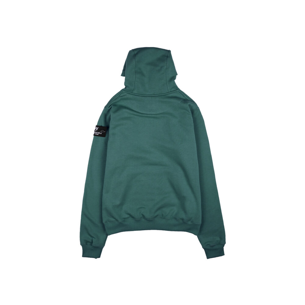 W.Essentiels Ecume Monopack Oversize Hoodie Forest Green - Image 2