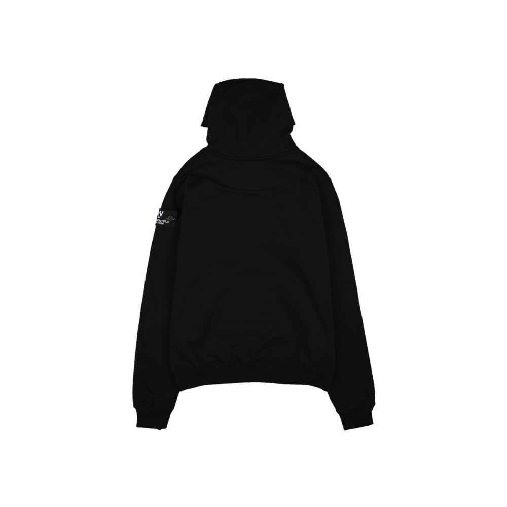 W.Essentiels Ecume Monopack Oversize Hoodie Noir Black - Image 2