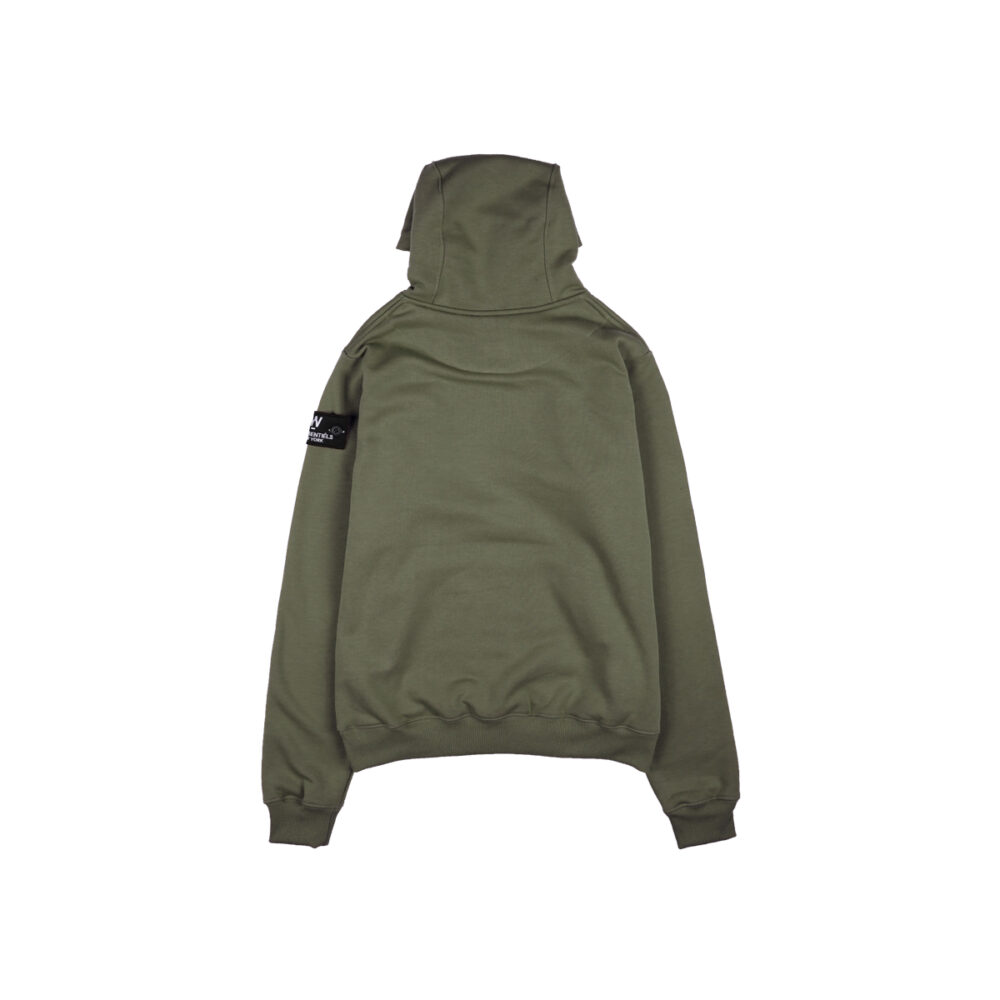 W.Essentiels Ecume Monopack Oversize Hoodie Olive - Image 2