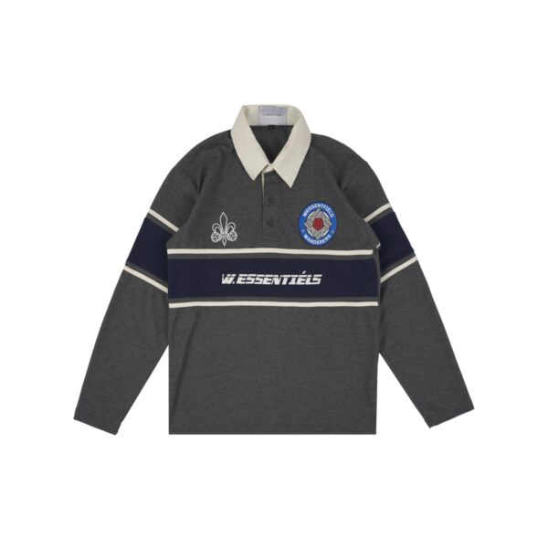 W.Essentiels Aek Arnhaim L/S Polo Asphalt
