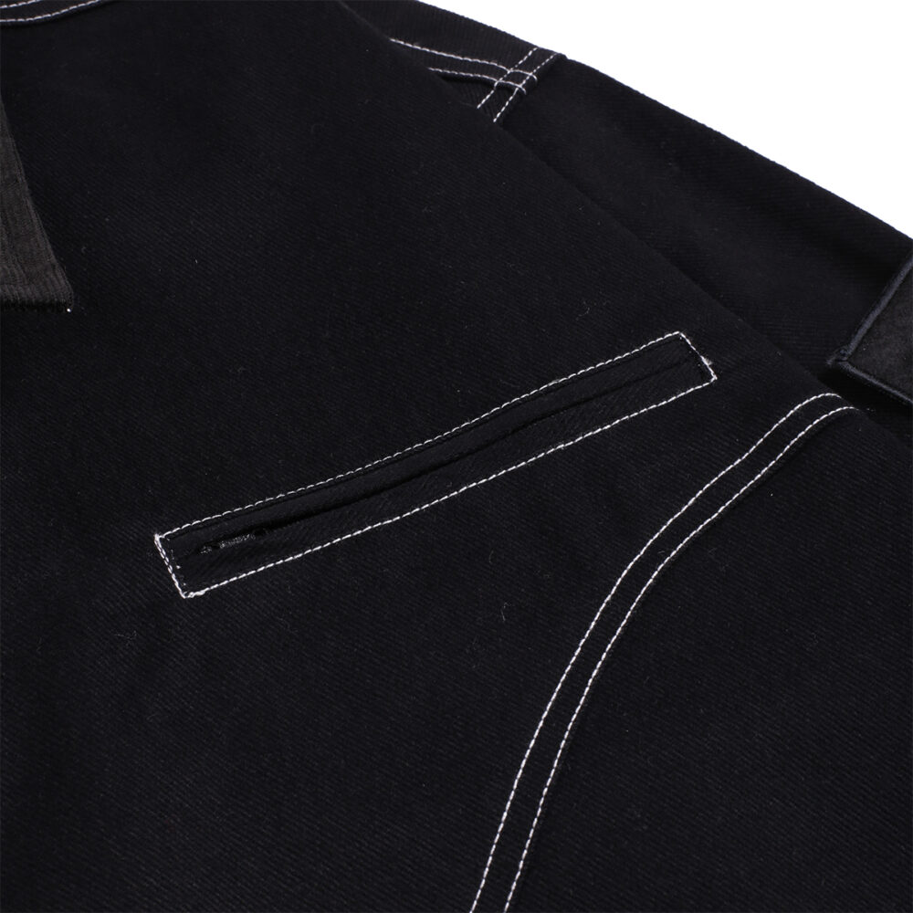 W.Essentiels Dresden Work Jacket Noir Black - Image 4
