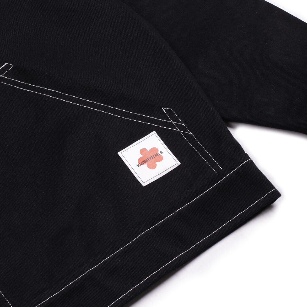 W.Essentiels Dresden Work Jacket Noir Black - Image 3