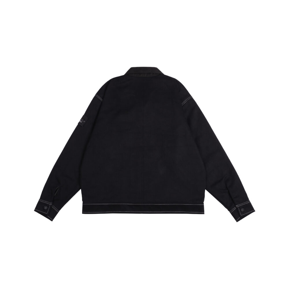 W.Essentiels Dresden Work Jacket Noir Black - Image 2