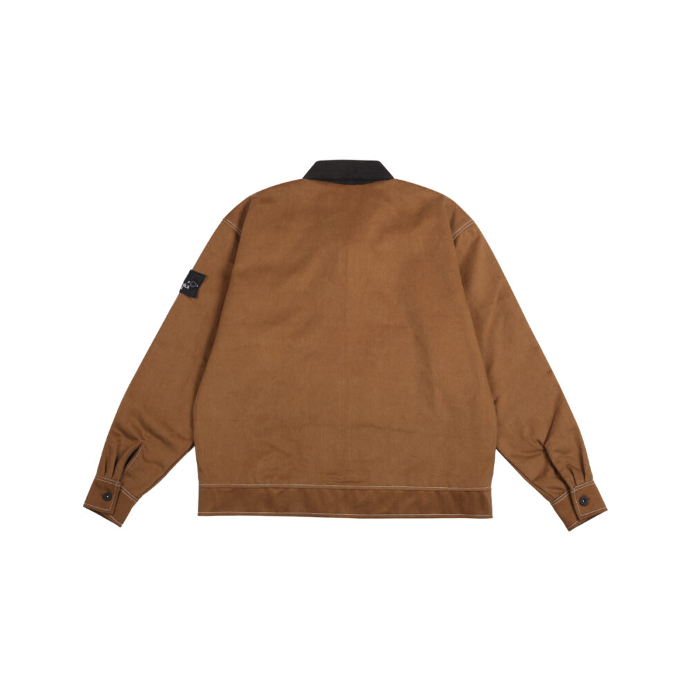 W.Essentiels Dresden Work Jacket Walnut - Image 4