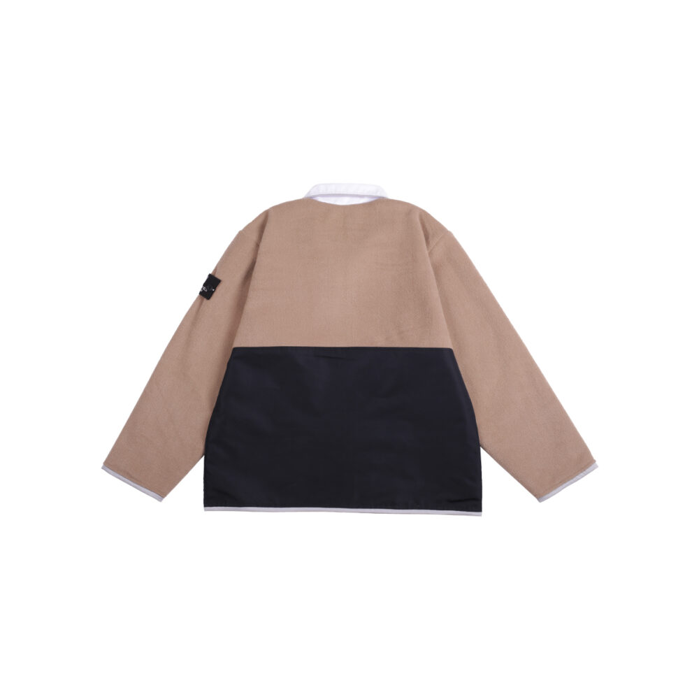 W.Essentiels Nordhelle Sherpa Jacket Walnut/Black/White - Image 4
