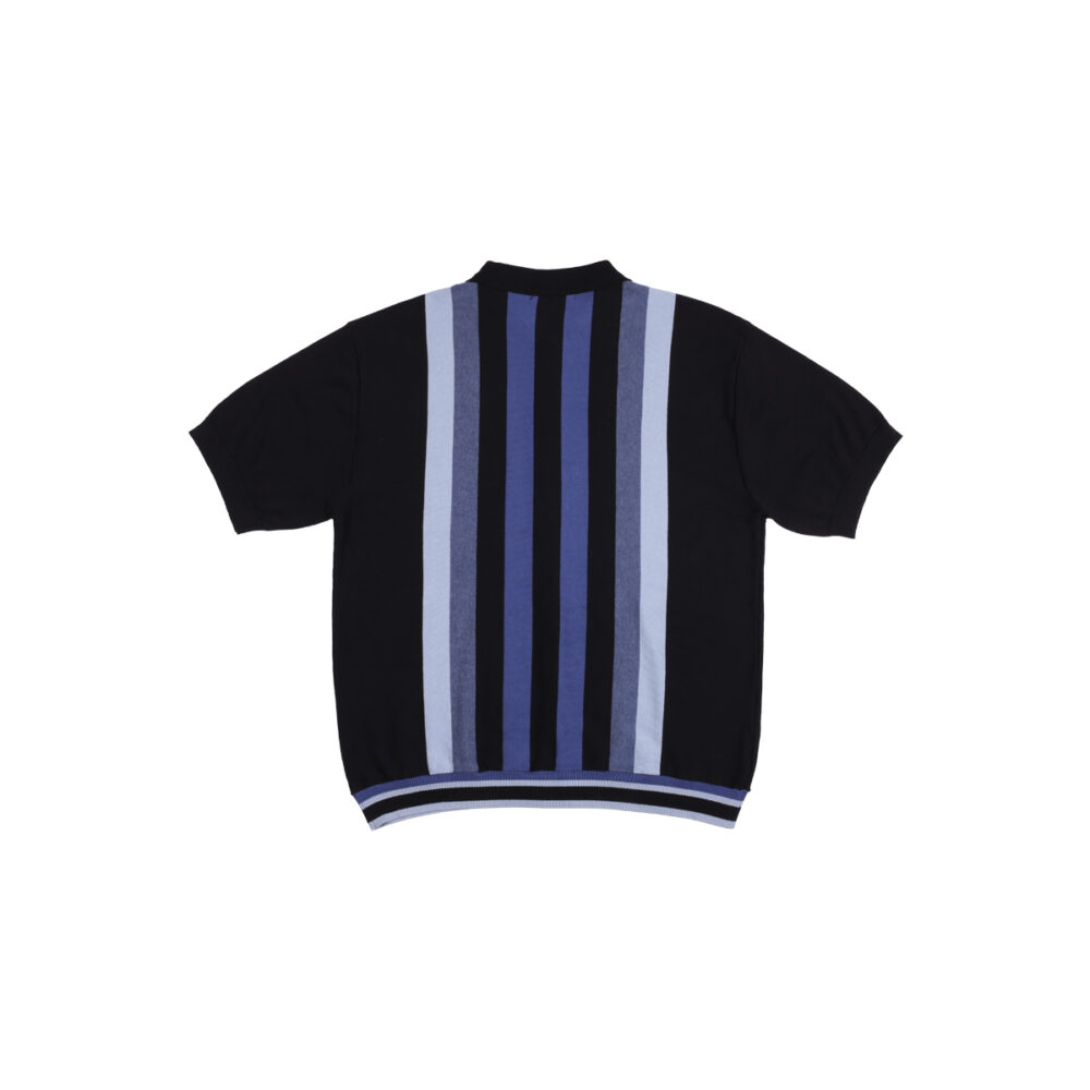 W.Essentiels Heisele Yacht Collar Knitted Shirt Black - Image 2