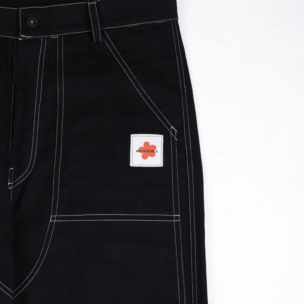W.Essentiels Dresden Carpenter Pants Noir Black - Image 2