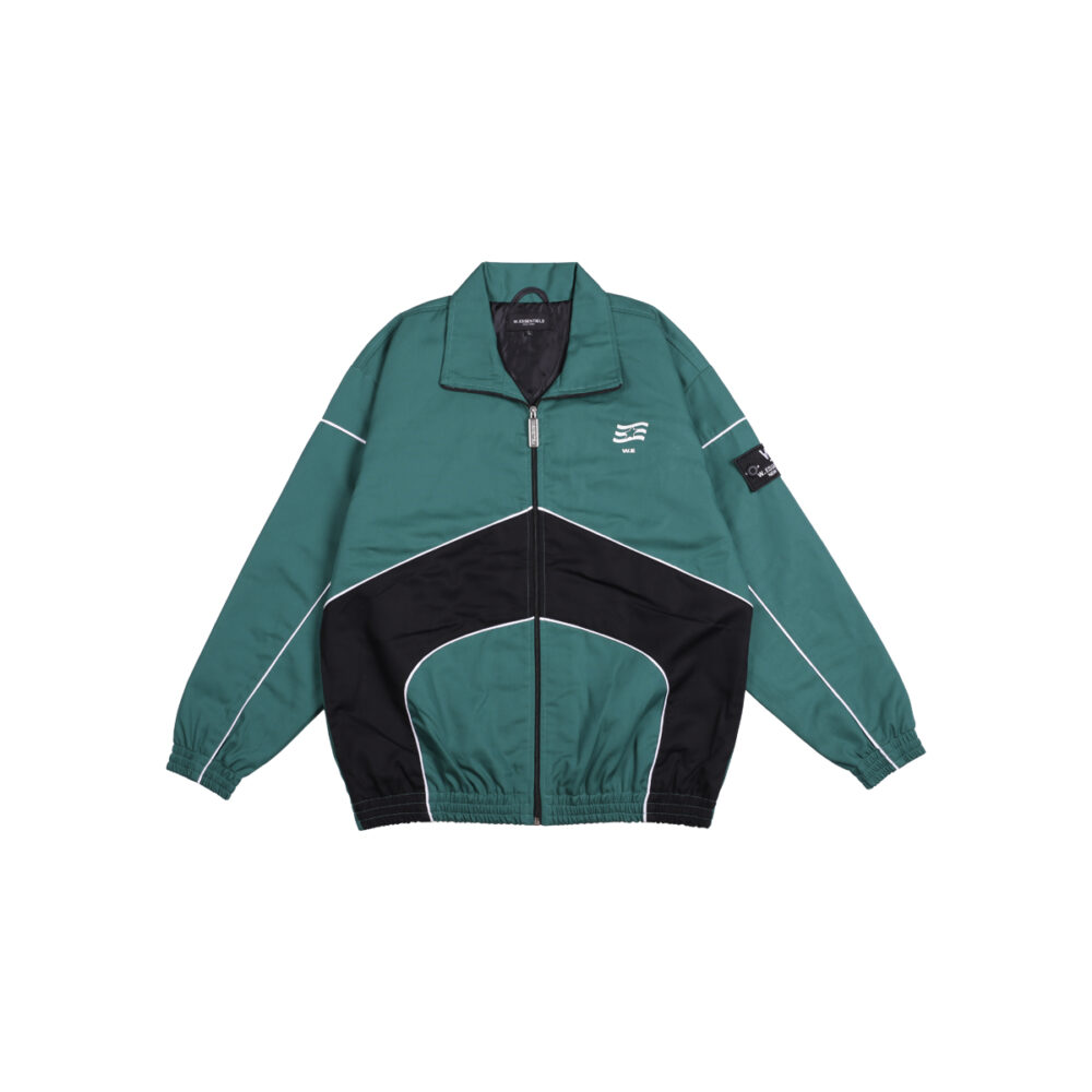 W.Essentiels Burdenski Oyster Track Top Jacket Forest/Black