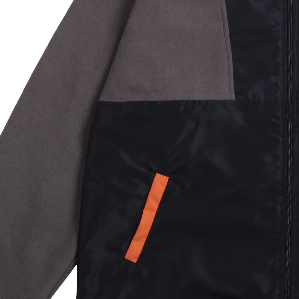 W.Essentiels Nordhelle Sherpa Jacket Wolf Grey/Black - Image 3