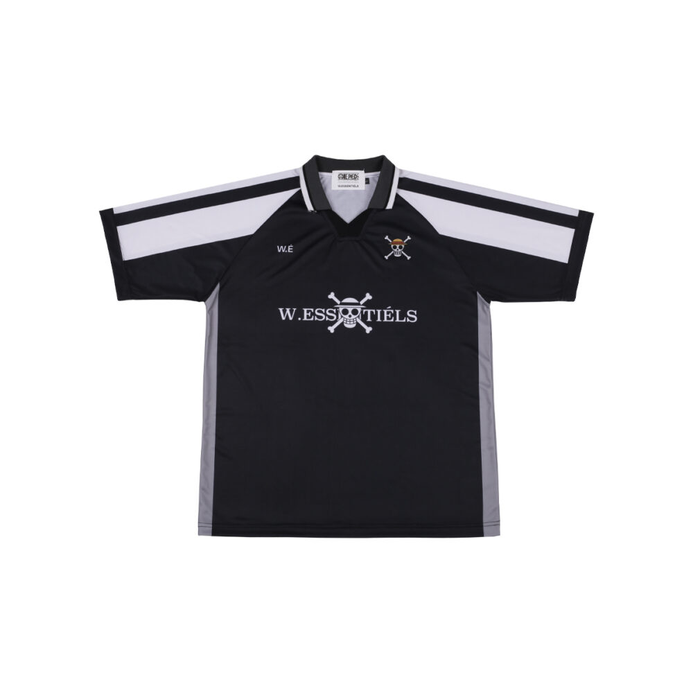 W.Essentiels x One Piece AC Strawhat Home Jersey Noir Black