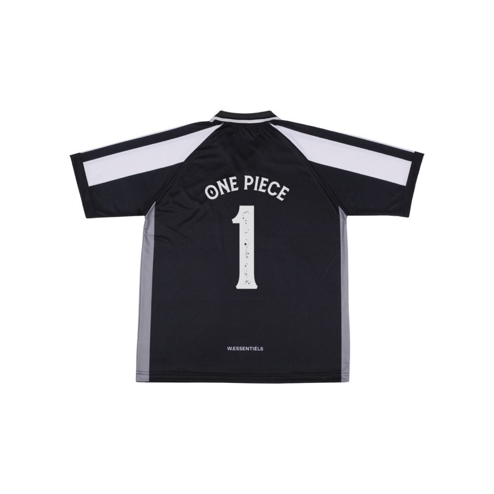 W.Essentiels x One Piece AC Strawhat Home Jersey Noir Black - Image 3