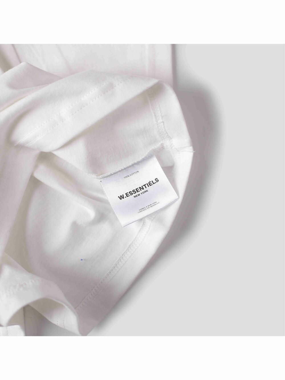 W.Essentiels Crop Top OG Logo Tee White - Image 3