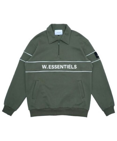 W.Essentiels Herv Flandin Sports Jacket Olive Green