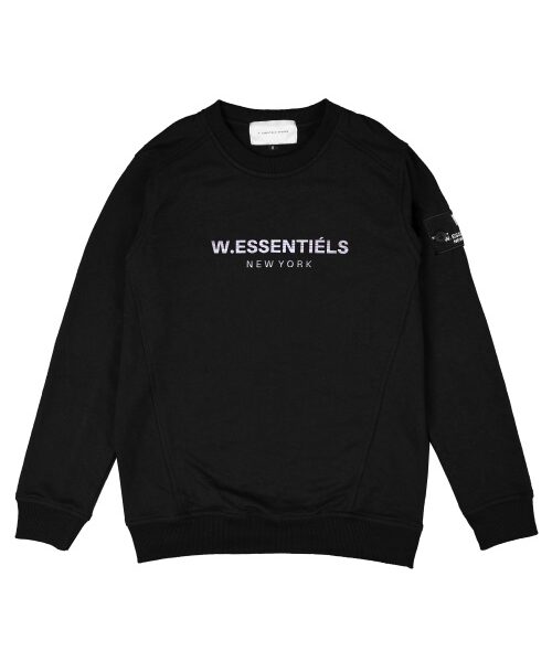 W.Essentiels Ajaccio Crewneck Noir Black