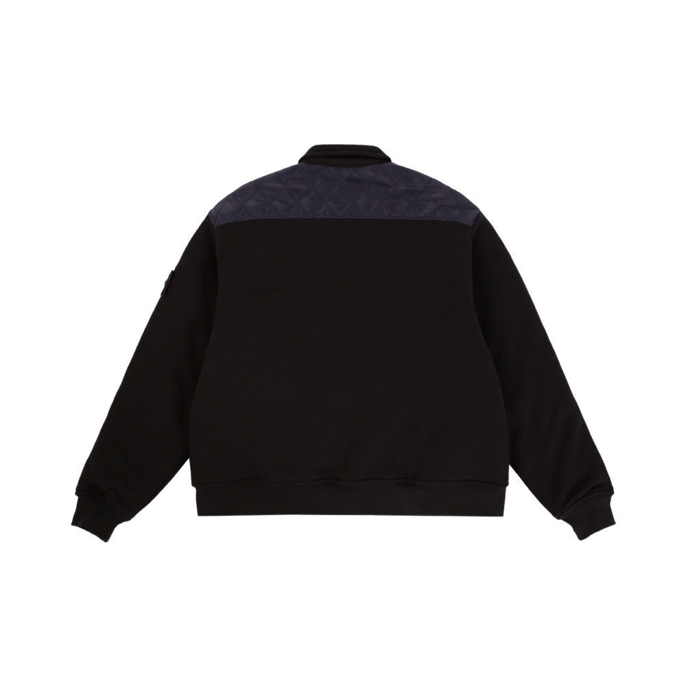 W.Essentiels Unione Corse Biker Jacket Midnight/Noir Black - Image 2