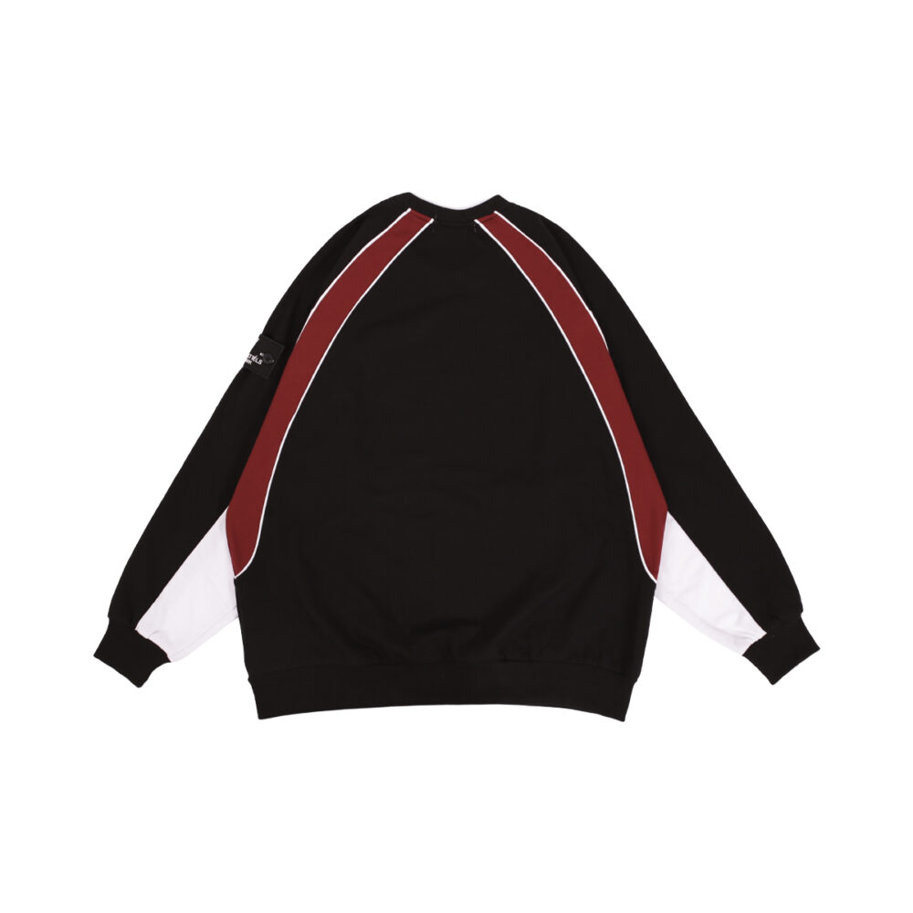W.Essentiels Les Pas Olympique Player Issue Home Crewneck Black/Dark Ceglie - Image 2