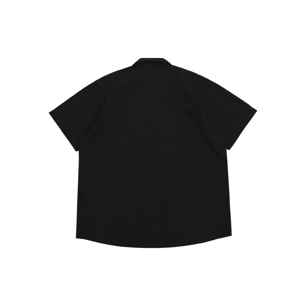 W.Essentiels Daffodil Applique Work Shirt Black - Image 2