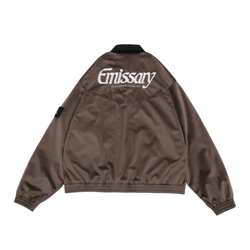 W.Essentiels Emissary Bordeaux Work Jacket Brown - Image 2