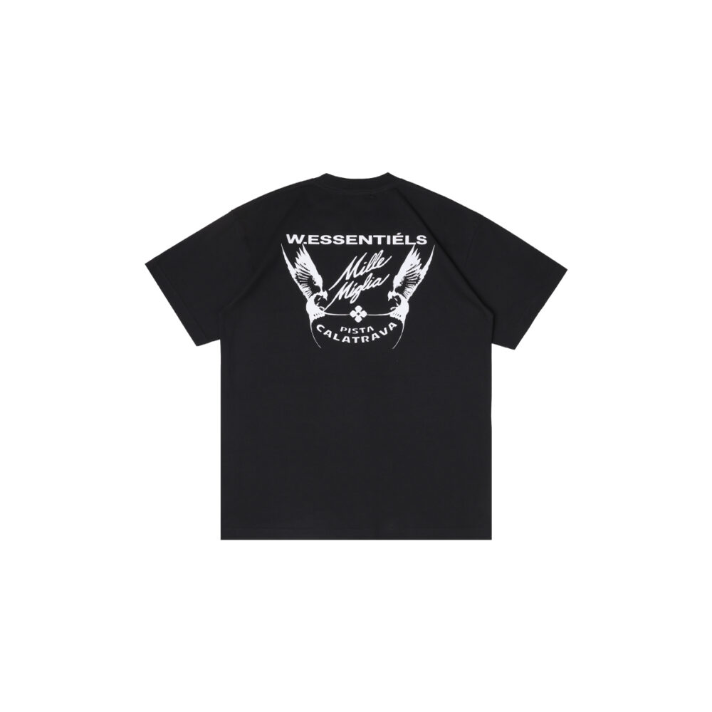 W.Essentiels Mirage 2000 Boxy Cut T-shirt Black - Image 2