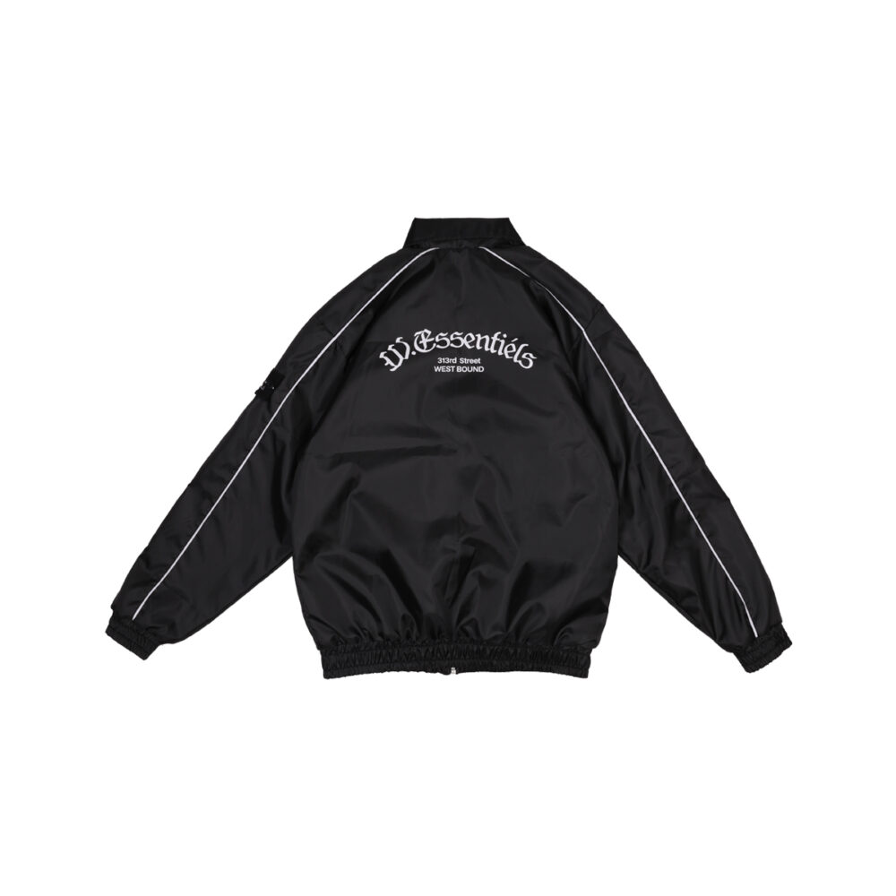 W.Essentiels Perdrix Track Jacket Noir Black - Image 2