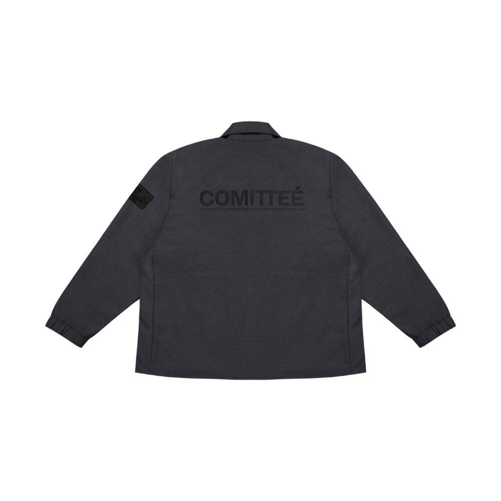 W.Essentiels Label Blue Committee Blazer Noir Black - Image 2