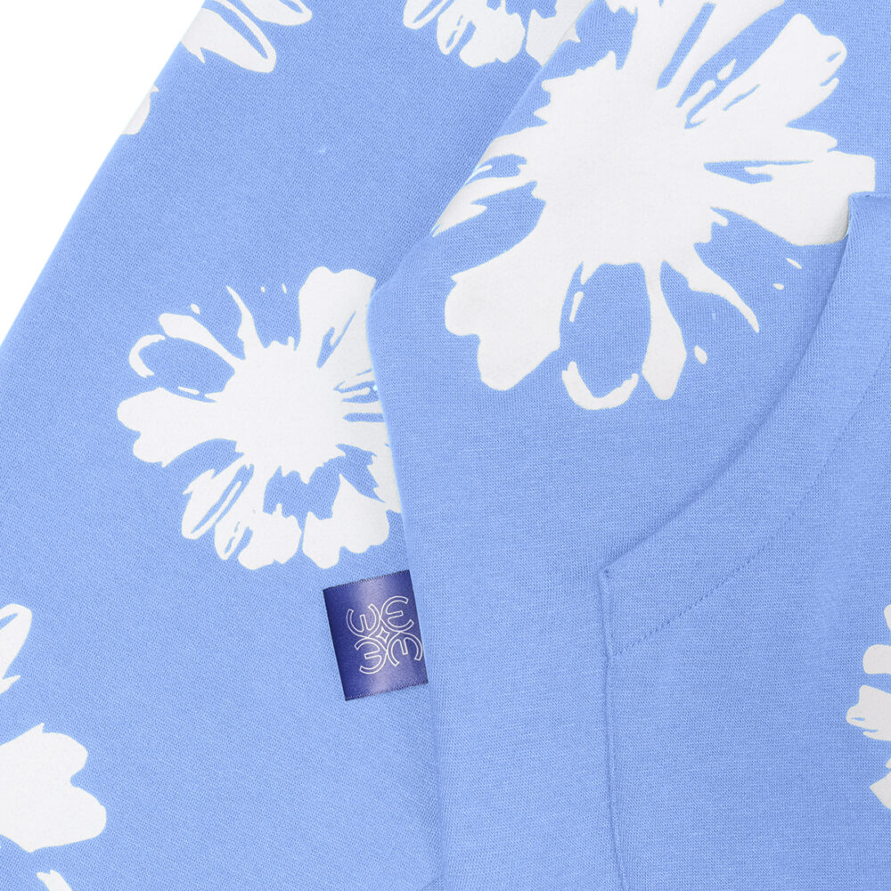 W.Essentiels Le Valensole Oversize Hoodie Full Print Hoodie North Carolina (Blue) - Image 2