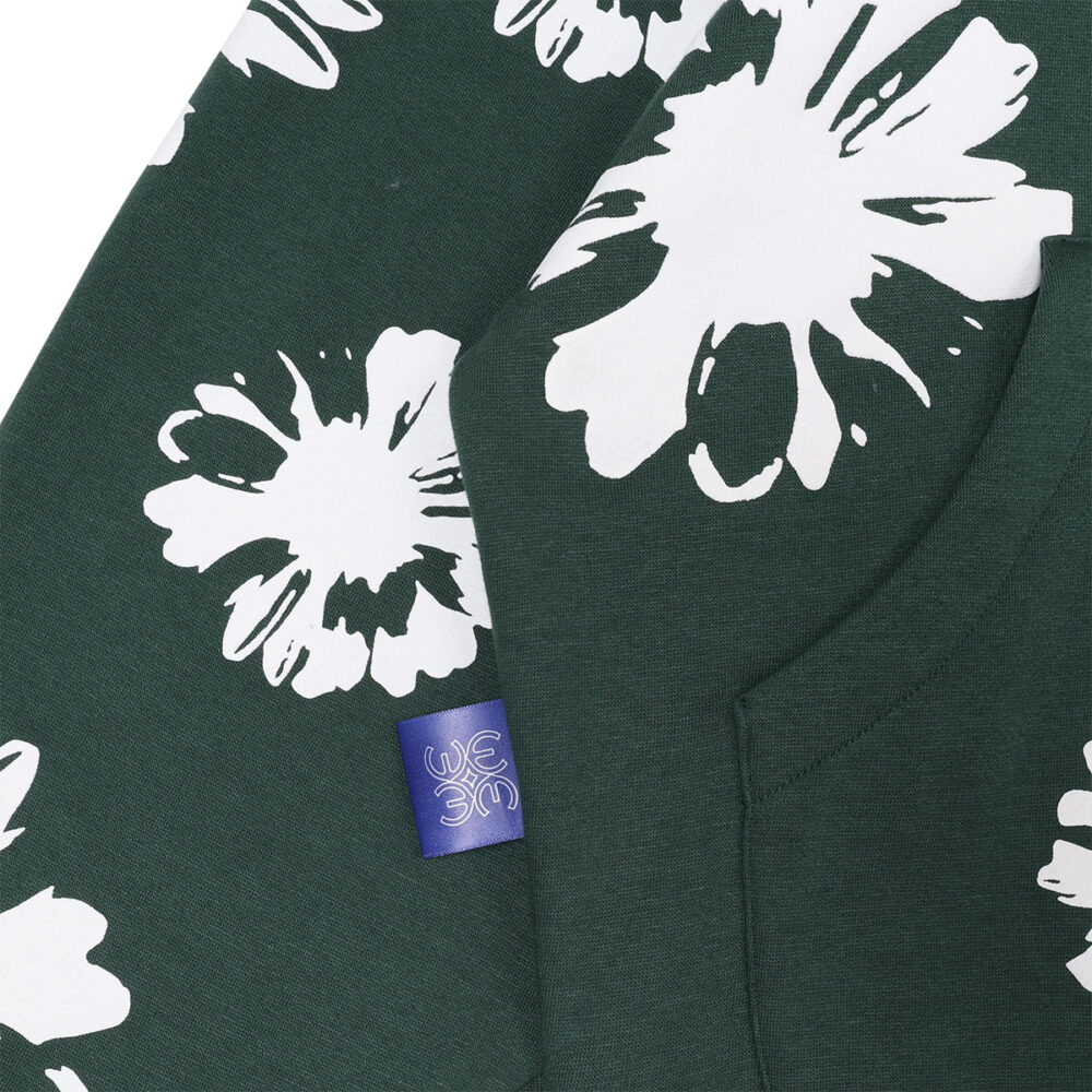 W.Essentiels Le Valensole Oversize Hoodie Full Print Hoodie Emerald (Green) - Image 2