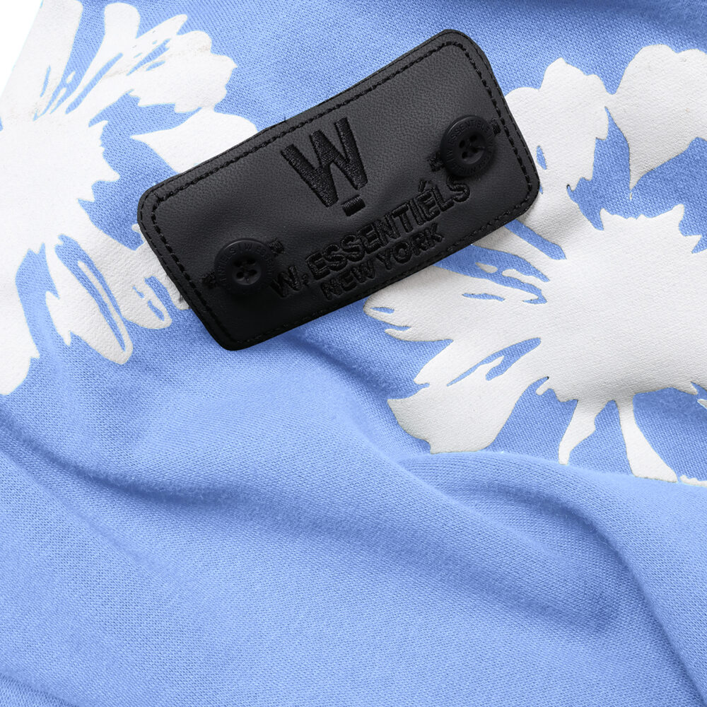 W.Essentiels Le Valensole Oversize Hoodie Full Print Hoodie North Carolina (Blue) - Image 3