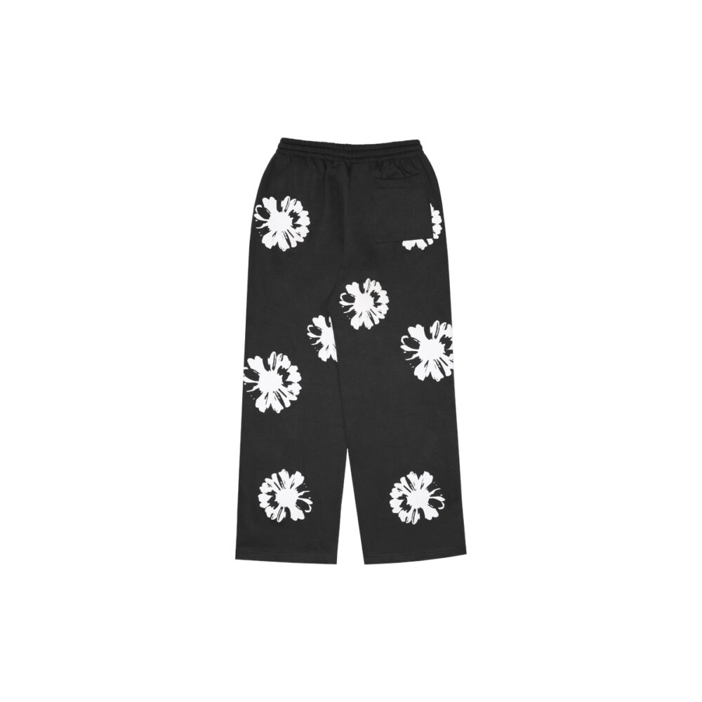 W.Essentiels Le Valensole Full Print Sweat Pants Noir Black - Image 2