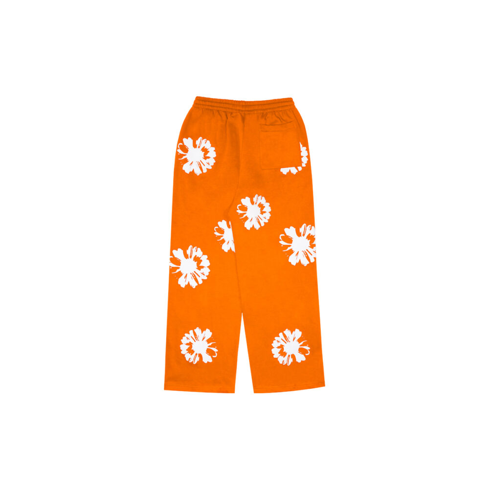 W.Essentiels Le Valensole Full Print Sweat Pants Tangerine (Orange) - Image 2