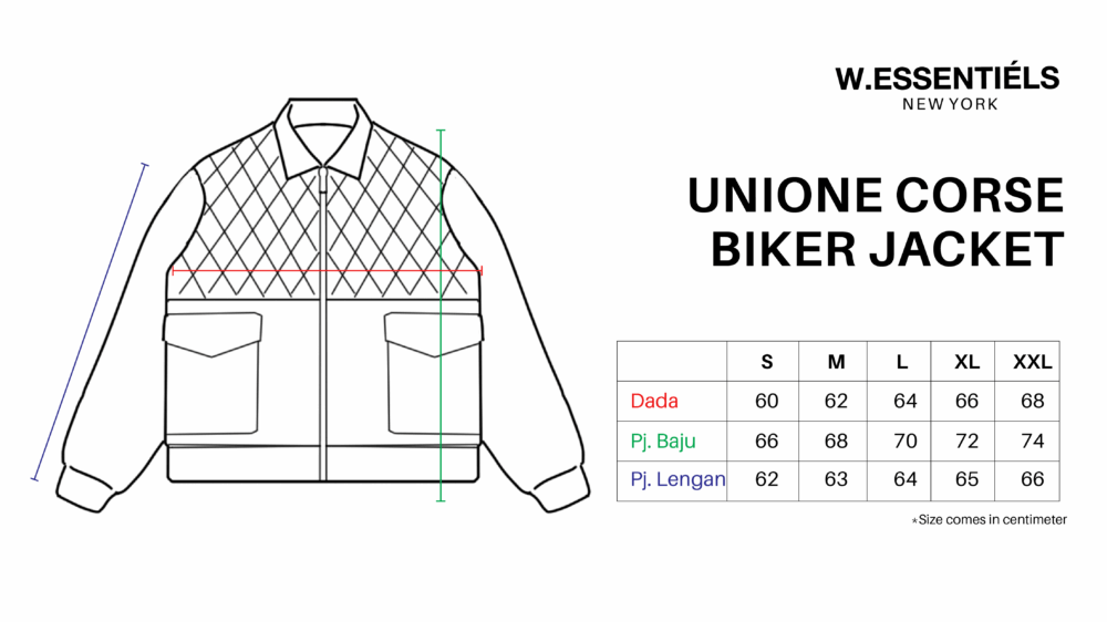 W.Essentiels Unione Corse Biker Jacket Midnight/Noir Black - Image 3