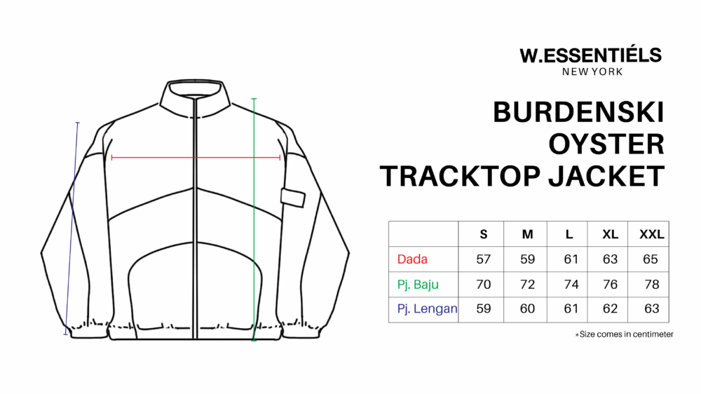 W.Essentiels Burdenski Oyster Track Top Jacket Noir Black/White - Image 4