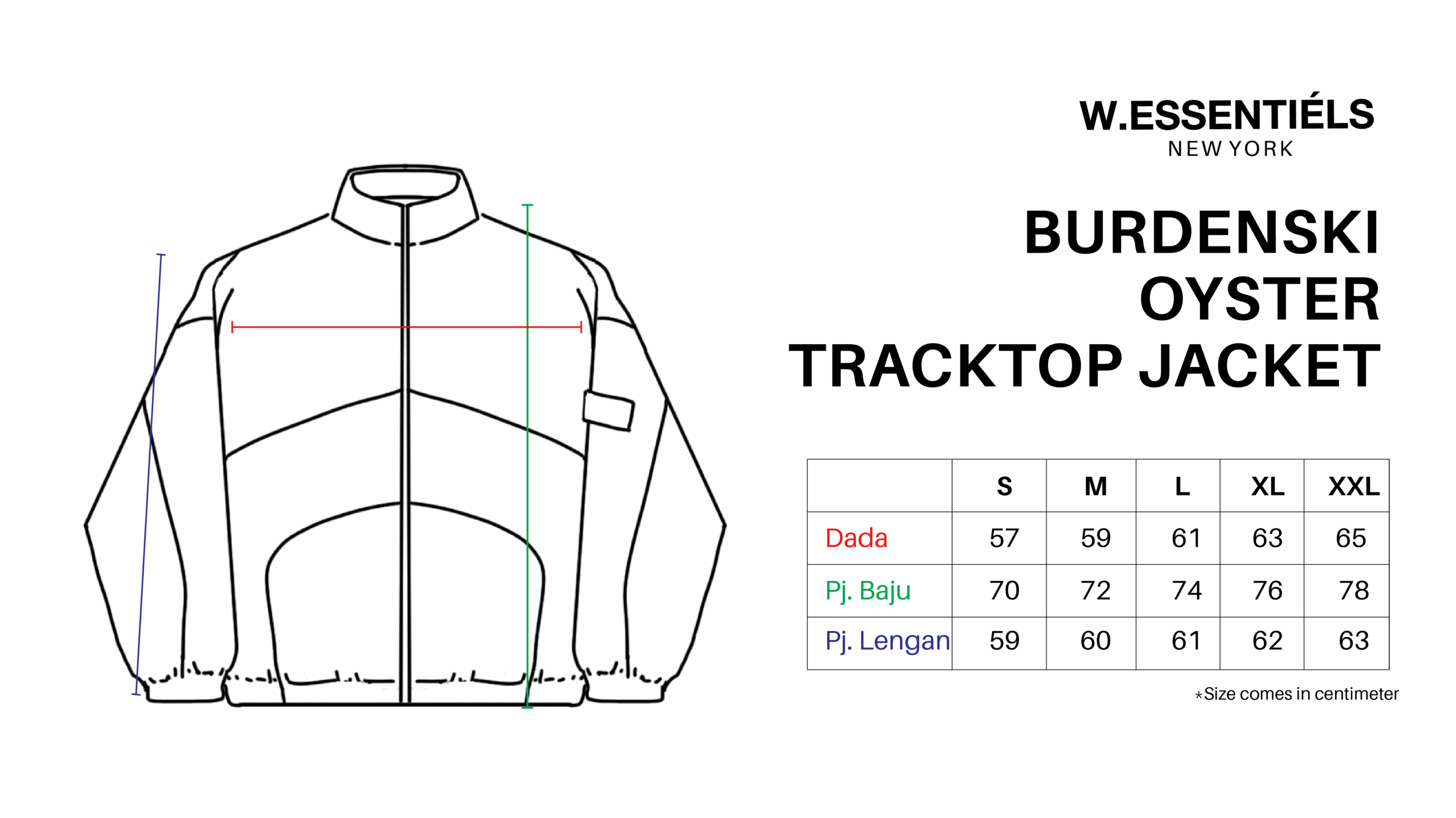 W.Essentiels Burdenski Oyster Track Top Jacket Noir Black/White - Image 4