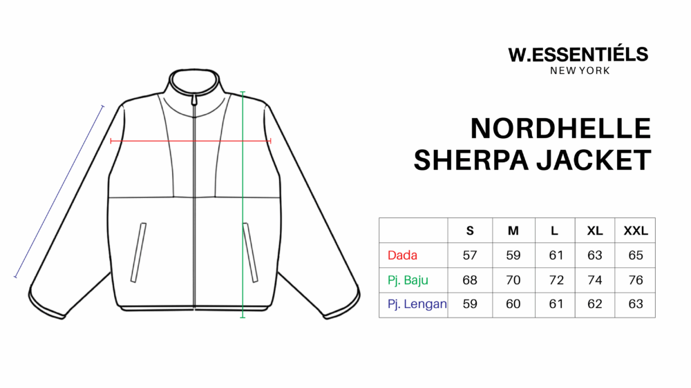 W.Essentiels Nordhelle Sherpa Jacket Walnut/Black/White - Image 2