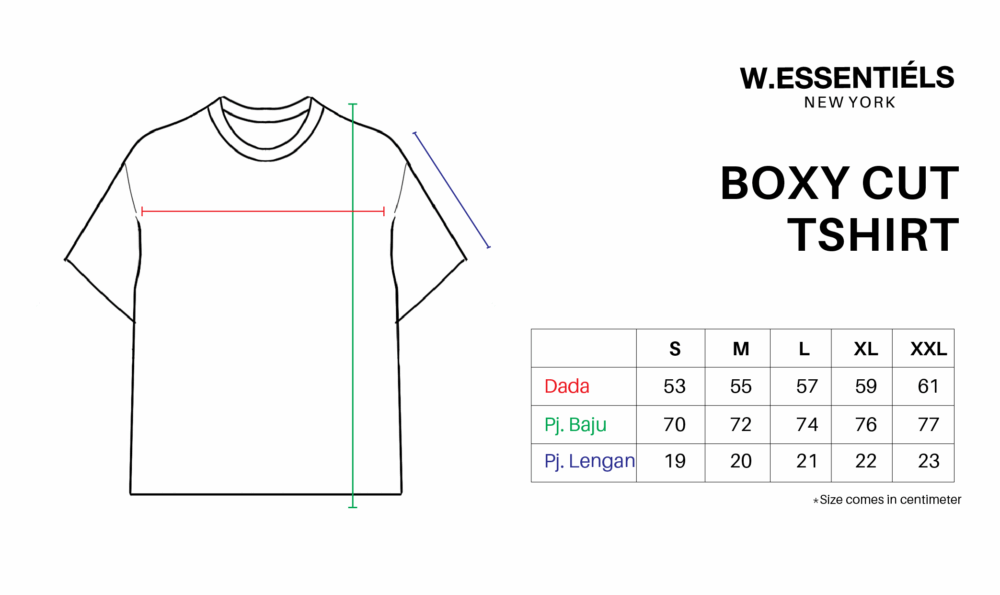W.Essentiels Contrainte Boxy Cut T-Shirt Noir Black - Image 3