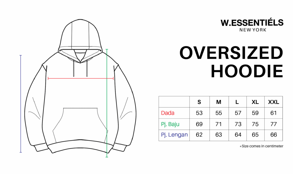W.Essentiels Cambria Heights Oversize Hoodie Black - Image 3
